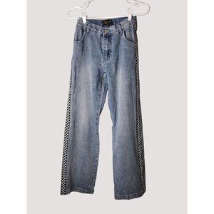 Delias Jeans Juniors XS Racer Stripe Straight Leg